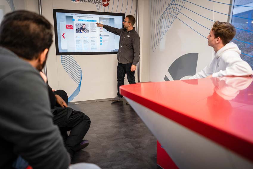 InfoTruck - obere Etage