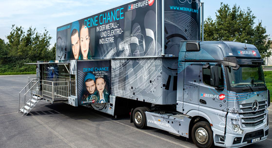 Der M+E-InfoTruck