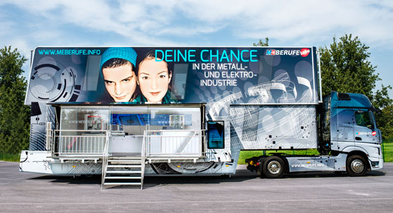 Der M+E-InfoTruck